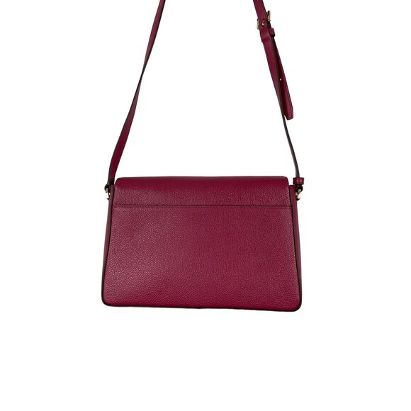 Michael Kors Jessie Medium Shoulder Crossbody Bag Berry Pink NEW - Picture 3 of 7